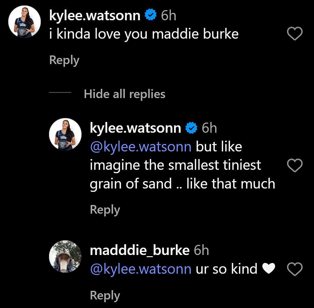 Screenshot via Instagram (@madddie_burke/IG)